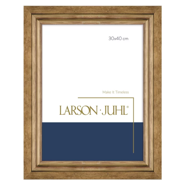 Cadre en bois LUCERNE 5,2 - sur mesure or | verre standard (2 mm)