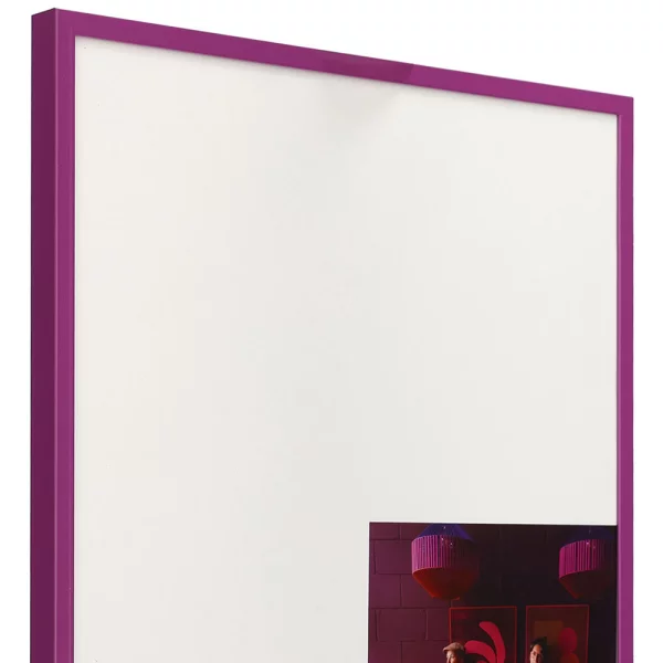 Alu Bilderrahmen BARTH - Serie 916 by ENKEL Art Studio 35x50 cm | Violett | Museumsglas UV 70 entspiegelt