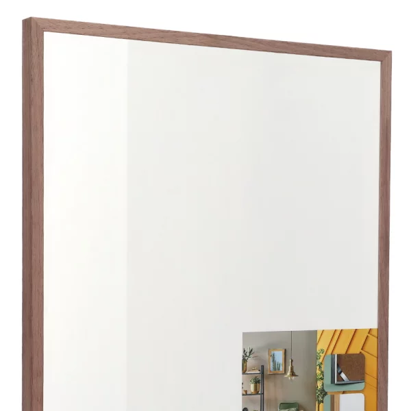 Cadre amovible en aluminium série 916 13x18 cm | noyer feuille de placage naturel | verre standard (2 mm)