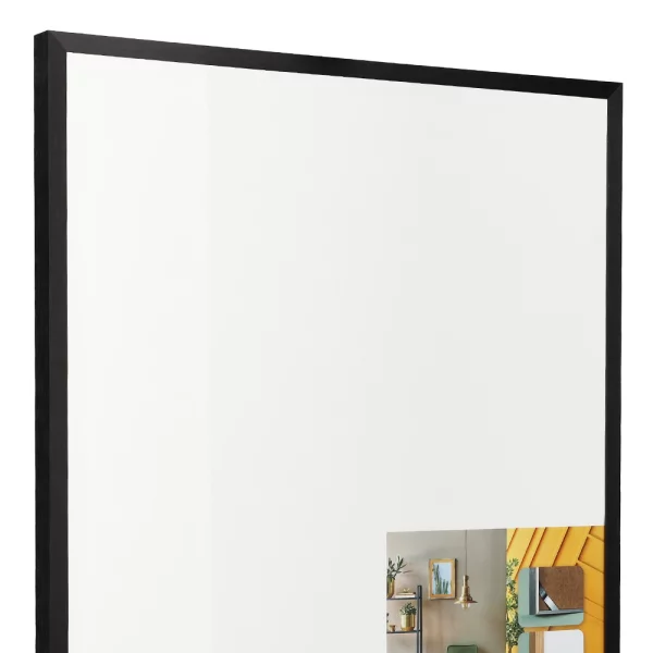 Cadre amovible en aluminium série 916 13x18 cm | noir brossé | verre standard (2 mm)
