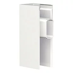 Endkappe Click Rail PRO 25er-Set | Weiß