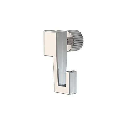 Minihaken bis 4 kg 25er-Set | Silber