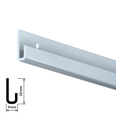 Classic Rail + Weiß 300 cm (5er-Set) | Alu
