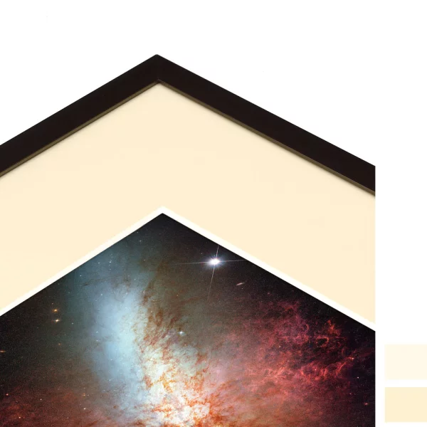 1,4 mm Museum-Passepartout mit individuellem Ausschnitt 