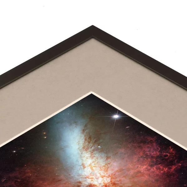 1,4 mm Standard-Passepartout mit individuellem Ausschnitt 7x10 cm | Schiefer - 288