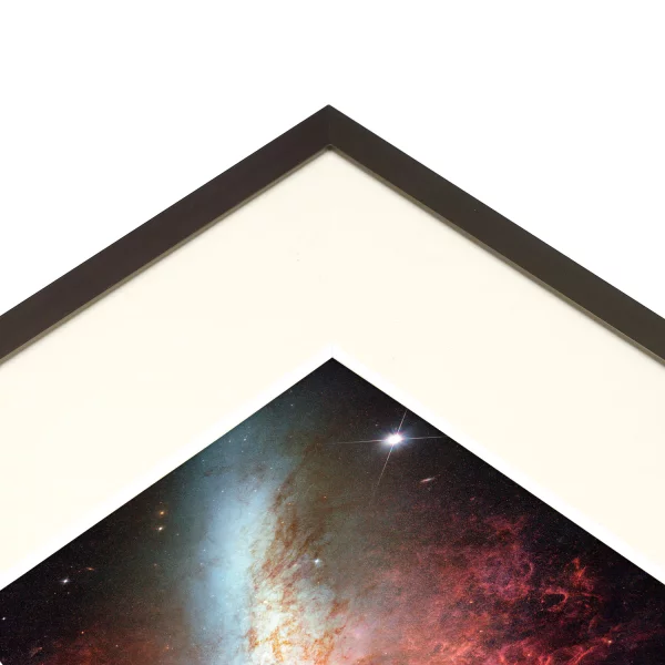 2,3 mm Standard-Passepartout als Maßanfertigung Arktikweiß