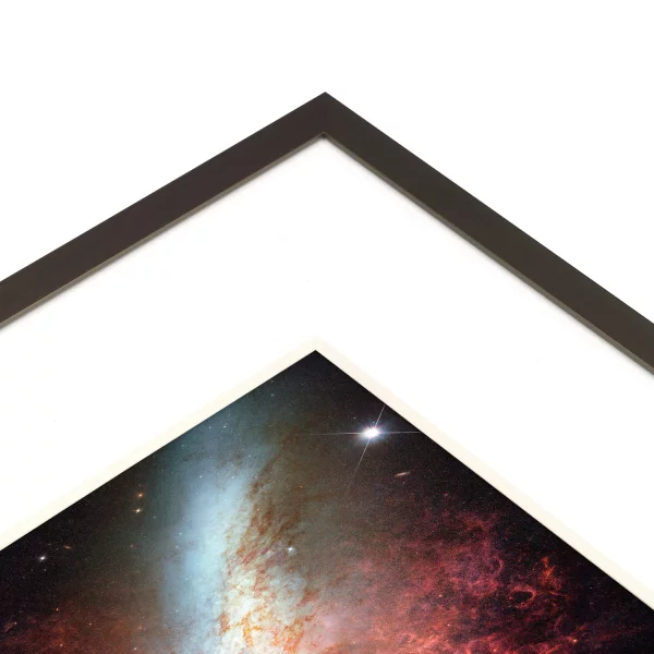 2,3 mm Standard-Passepartout als Maßanfertigung Hellweiß