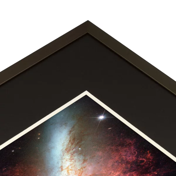 2,3 mm Standard-Passepartout als Maßanfertigung Schwarz