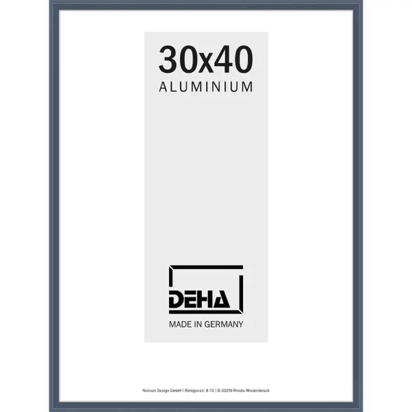 Alu-Bilderrahmen Mizar Sonderzuschnitt Nachtblau | Normalglas (2 mm)