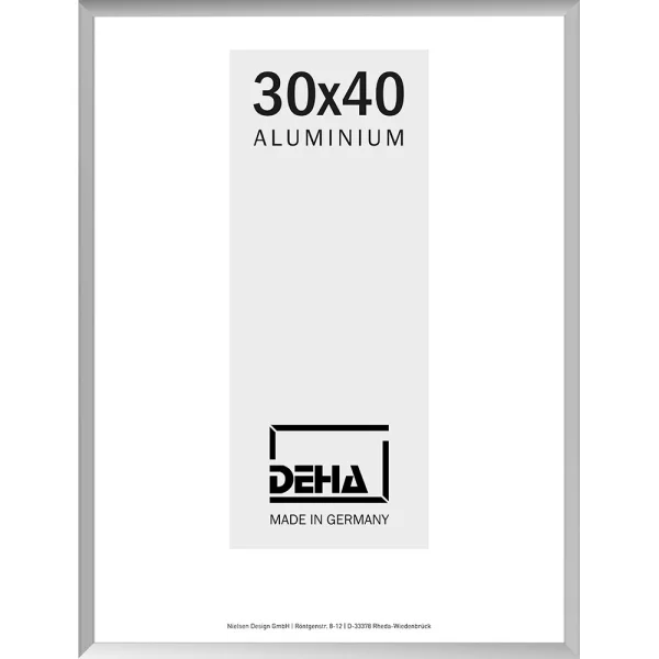 Alu Bilderrahmen Sceptrum 42x59,4 cm (A2) | Natur glanz | Normalglas (2 mm)