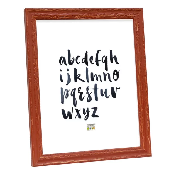 Cadre en bois Ballay 10x15 cm | brun rouge | verre standard (2 mm)