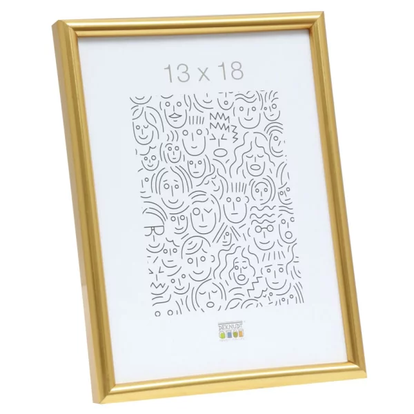 Cadre en plastique Zulte 10x15 cm | or | verre standard (2 mm)