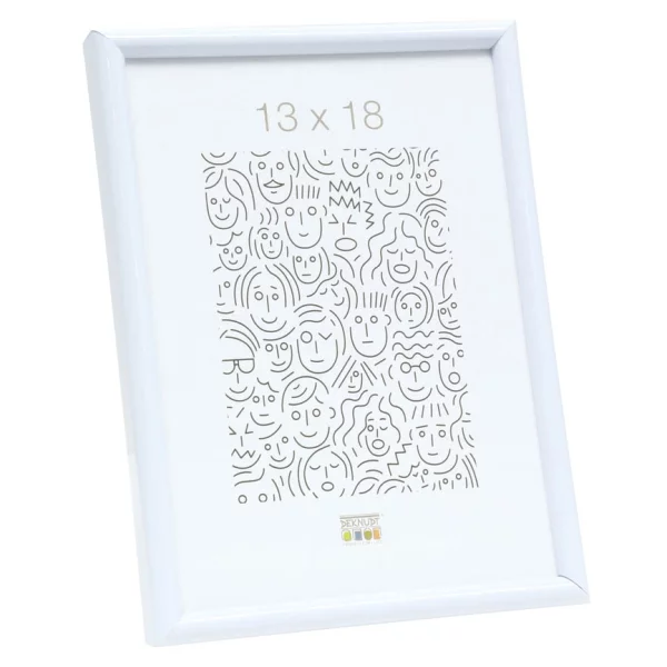 Cadre en plastique Zulte 10x15 cm | blanc | verre standard (2 mm)