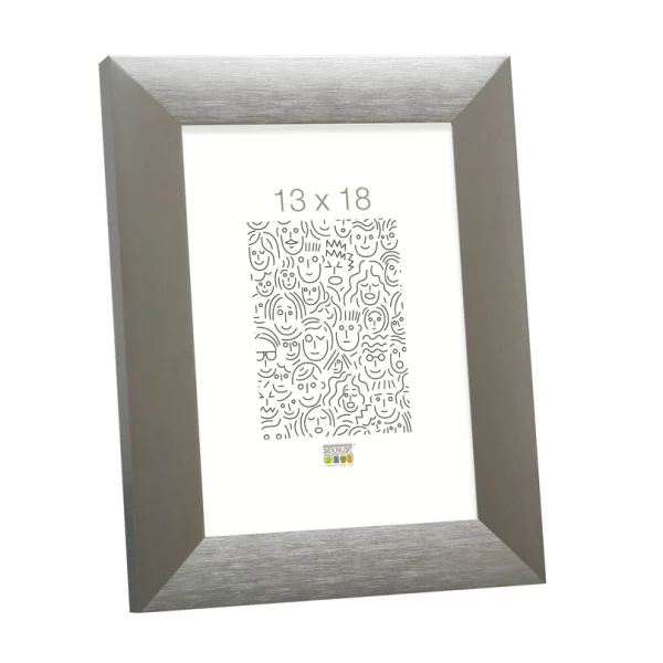 Alu Bilderrahmen Louis 30x30 cm | Bronze | Normalglas (2 mm)