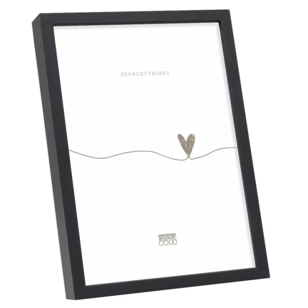 Cadre en aluminium Lina 10x15 cm | noir | verre standard (2 mm)