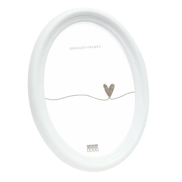 Cadre ovale Alice 10x15 cm | blanc | verre standard (2 mm)