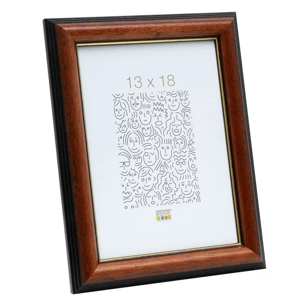 Cadre en bois Ronald 20x30 cm | brun | verre standard (2 mm)