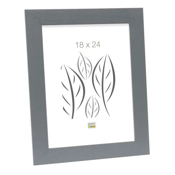 Cadre en bois Lotte 40x60 cm | gris | verre standard (2 mm)