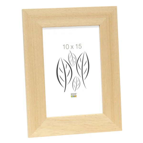 Cadre en bois Lotte 13x18 cm | naturel | verre standard (2 mm)
