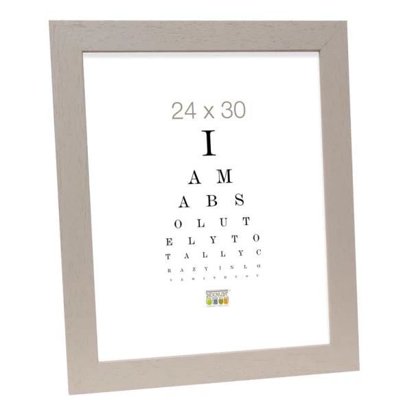 Cadre en bois Lotte 50x70 cm | taupe | verre standard (2 mm)