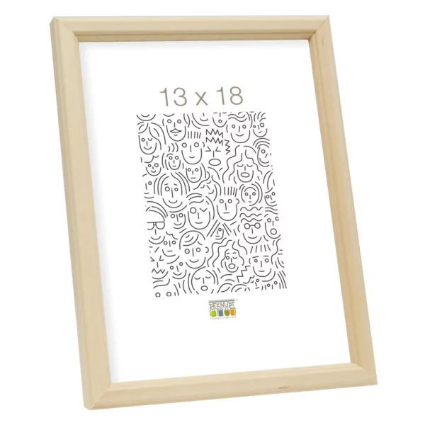 Cadre en bois Laura 10x15 cm | naturel | verre standard (2 mm)