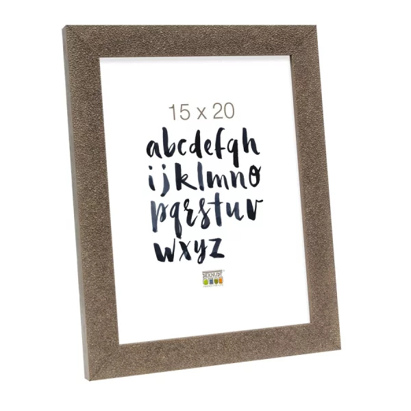 Cadre en plastique Lucas 9x13 cm | or effet pailleté | verre standard (2 mm)