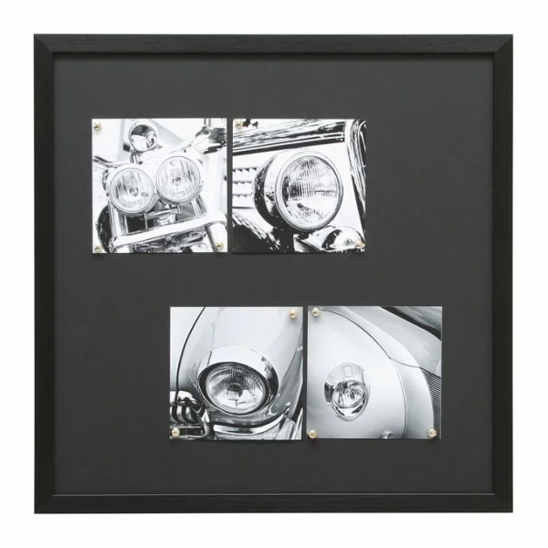 Tableau magnétique avec 10 aimants 30x40 cm | noir