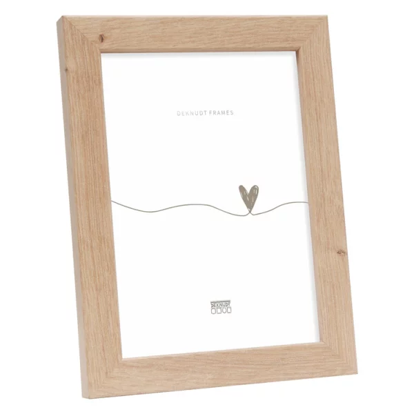 Holz Bilderrahmen Lina 10x15 cm | Natur | Normalglas (2 mm)