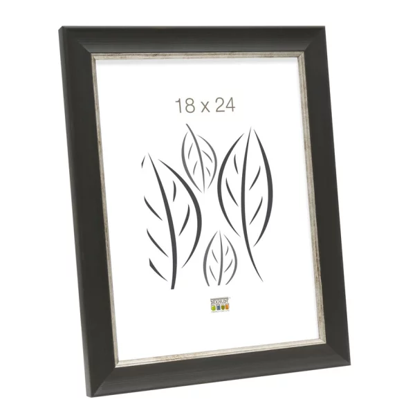 Cadre en plastique Neerlanden 9x13 cm | noir | verre standard (2 mm)
