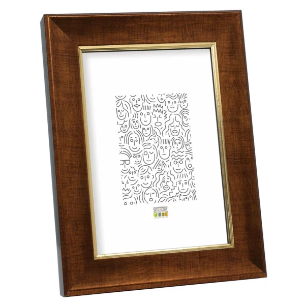 Cadre en bois Deinze 20x20 cm | or ancien | verre standard (2 mm)