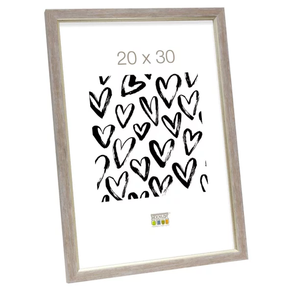Cadre en plastique Buvingen 15x20 cm | beige | verre standard (2 mm)