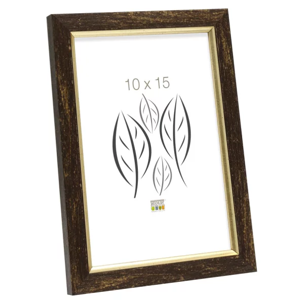 Cadre en plastique Buvingen 10x15 cm | or | verre standard (2 mm)