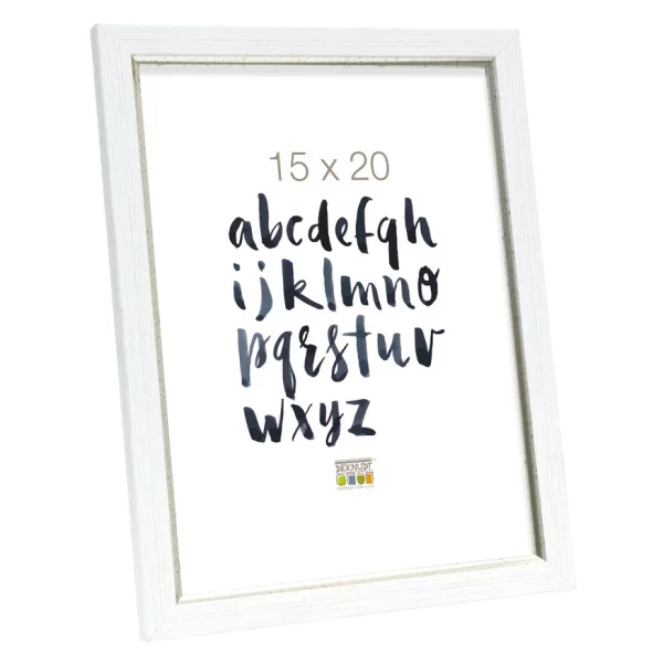 Cadre en plastique Buvingen 15x20 cm | blanc | verre standard (2 mm)
