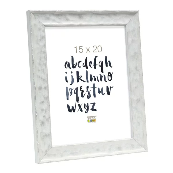 Cadre en bois Lesse 10x15 cm | blanc | verre standard (2 mm)