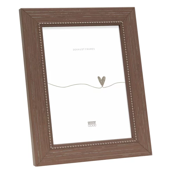 Cadre en bois Edgar 30x40 cm | brun | verre standard (2 mm)