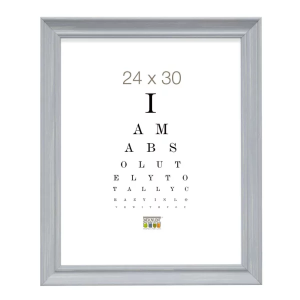 Holz Bilderrahmen Werner 30x40 cm | Grau | Normalglas (2 mm)