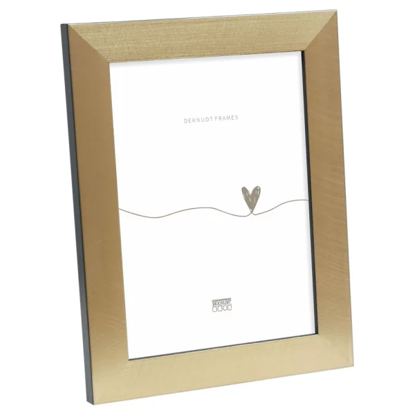 Cadre en plastique Ella 10x15 cm | or-noir | verre standard (2 mm)