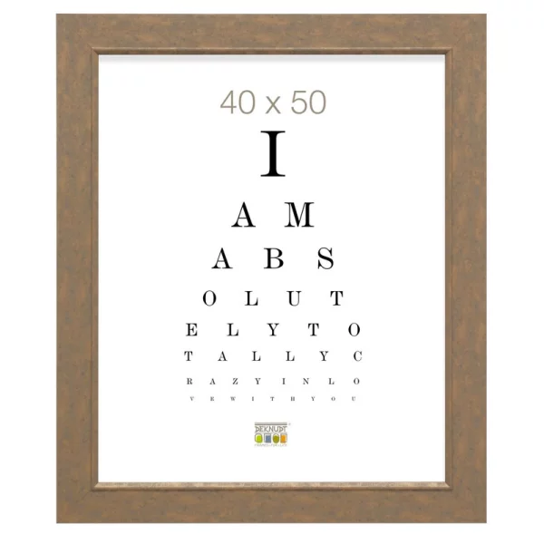 Cadre en bois Amay 30x40 cm | gris bronze | verre standard (2 mm)