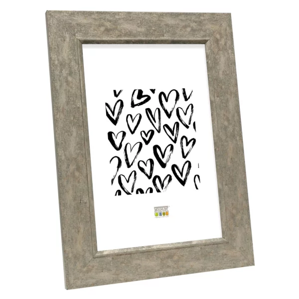 Cadre en bois Amay 30x40 cm | gris-beige | verre standard (2 mm)