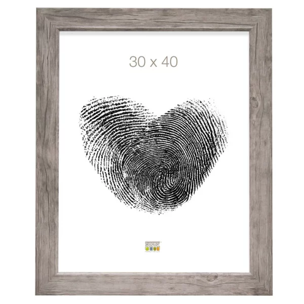 Cadre en bois Amay 30x40 cm | brun clair | verre standard (2 mm)