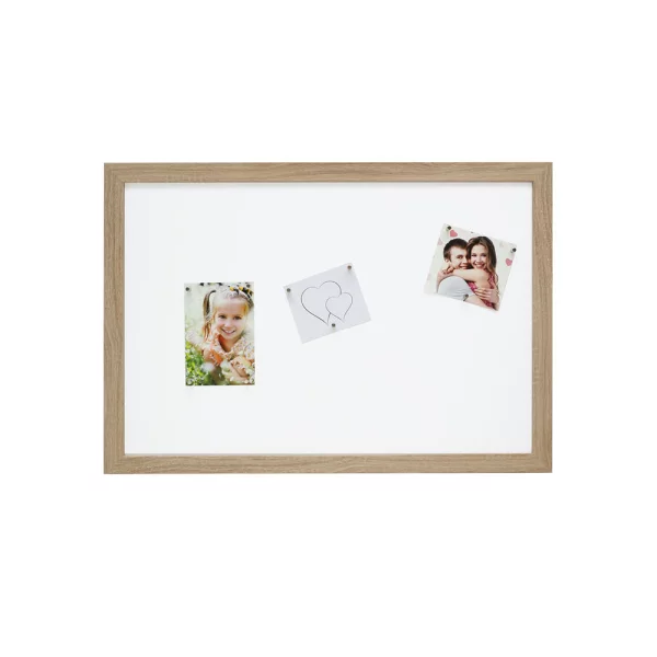 Tableau magnétique Rupel avec cadre en bois 40x60 cm | naturel