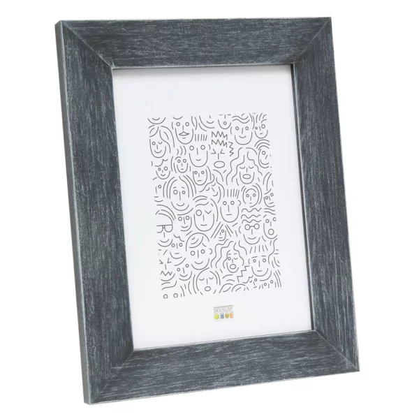 Cadre en bois Malmedy 20x28 cm | gris | verre standard (2 mm)