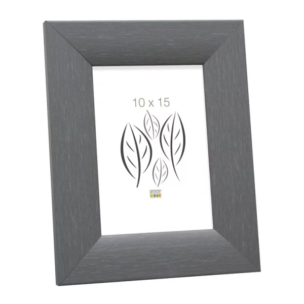 Cadre en bois Nathan 50x75 cm | gris | verre standard (2 mm)