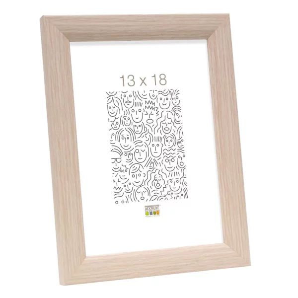 Holz Bilderrahmen Olivia 10x15 cm | Eiche | Normalglas (2 mm)