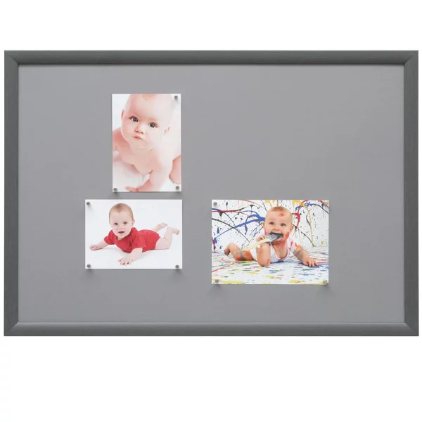 Tableau magnétique Olivia 40x60 cm | gris