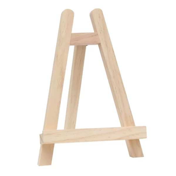 Chevalet décoratif en bois - hauteur 28 cm 19x28 cm | naturel