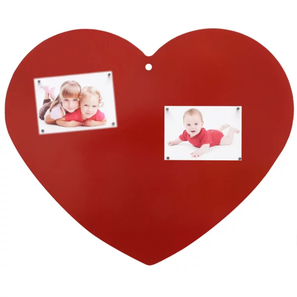 Magnetwand Herz 30x33,4 cm | rot