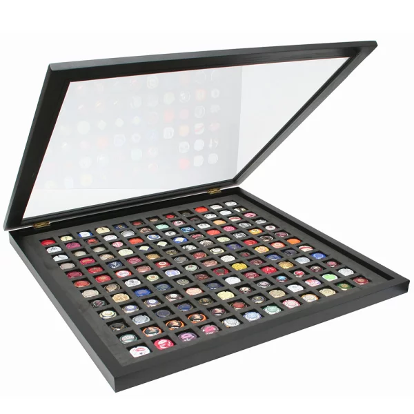 Cadre pour capsules de champagne 30x40 cm | noir