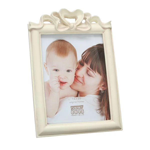 Kunststoff Bilderrahmen Marie 13x18 cm | Creme | Normalglas (2 mm)