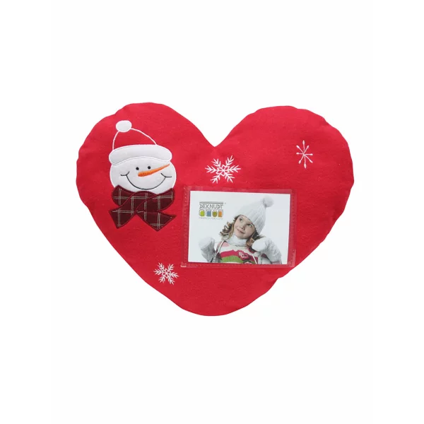 Weihnachtsdeko Herz 27x34 cm | rot